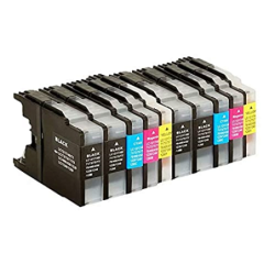 Set od 10 kartuša LC1220/1240/1280 Brother (4 boje)