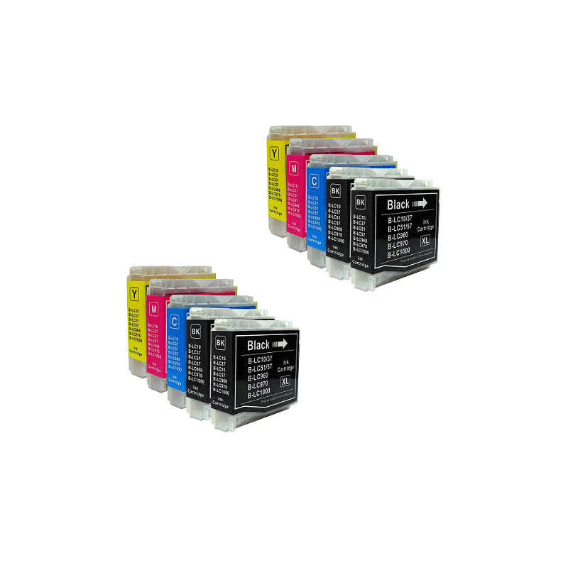 Komplet 10 kompatibilnih kartuš LC3213 Brother (4 barve)