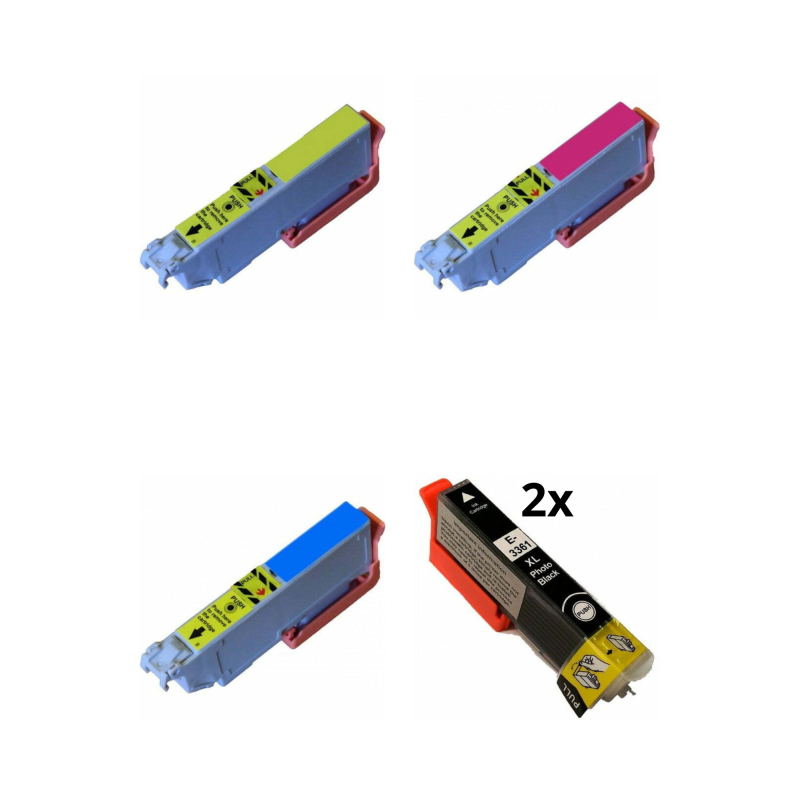 Komplet 5 kompatibilnih kartuš T3361XL  - T3364XL Epson
