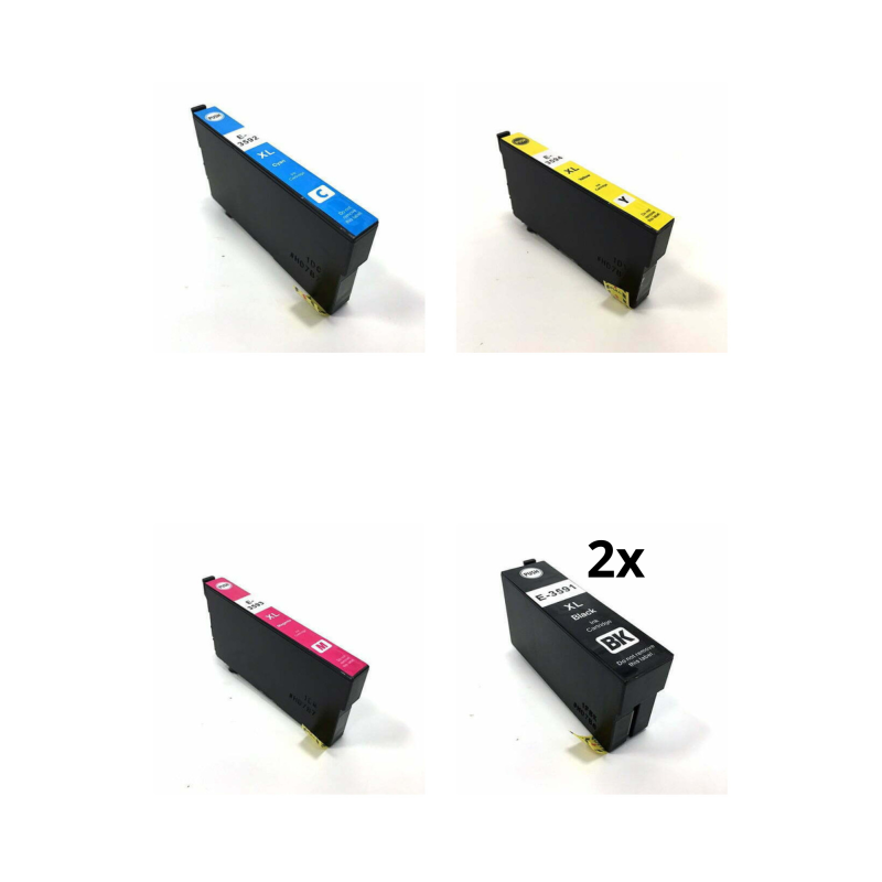 Komplet 5 kompatibilnih kartuš T3591 - T3594 Epson