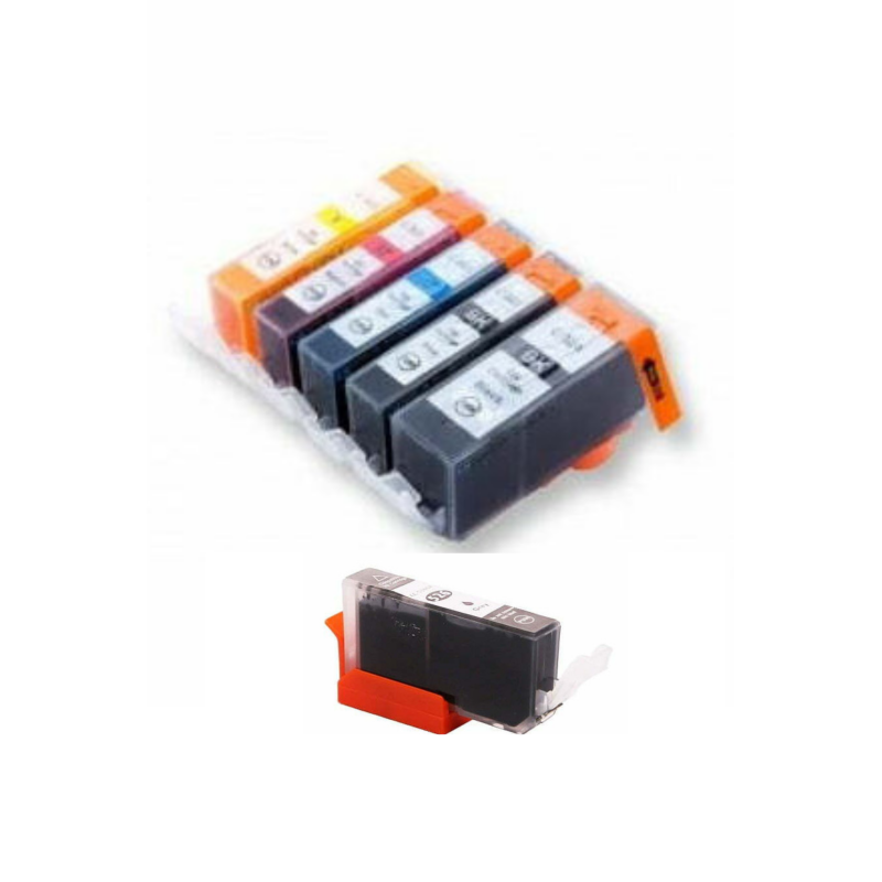 Set 6 kompatibilnih kartuša PGI-525 i CLI-526 Canon (5 boja)