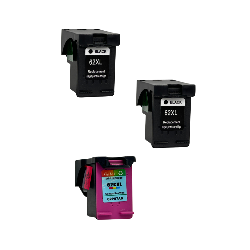 Set 3 kompatibilnih kartuša 62XL HP