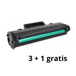 Komplet 3 + 1 kompatibilnih tonerjev 106A (W1106A) HP črna