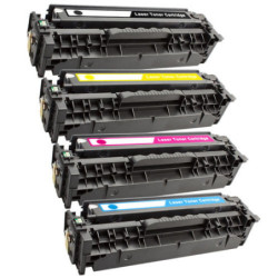 Set di 4 toner CC530A-CC533A HP, Canon
