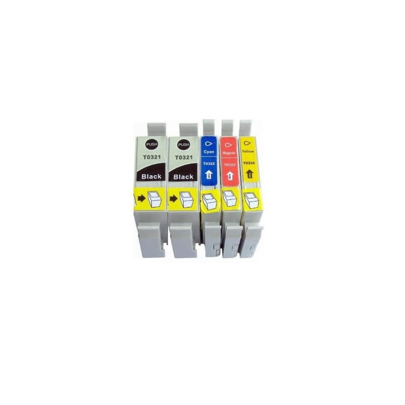Set od 5 uložaka T0321-T0324 Epson (4 boje)