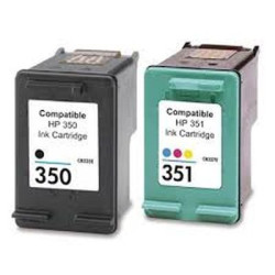 Un set di cartucce compatibili HP350xl, HP351xl per HP