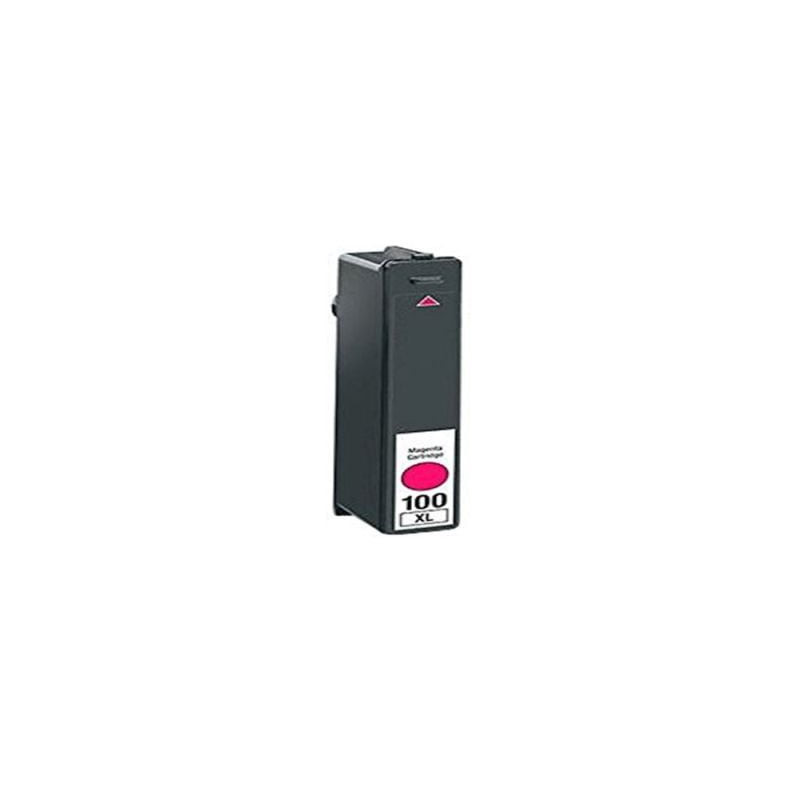 Cartuccia compatibile 100 per Lexmark (Magenta)