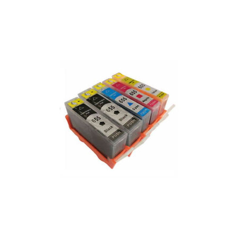 Set od 5 HP 655 uložaka za HP (4 boje)