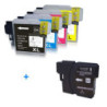 Komplet 5 kompatibilnih kartuš LC980 Brother (4 barve)