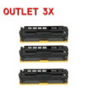 Set od 3 tonera CF210A za HP, Canon (crni)