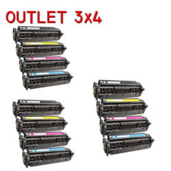 3x Komplet 4 tonerjev CC530A-CC533A HP 304A, Canon