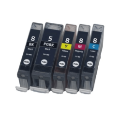 Komplet 10 Kartuš CLI 8, PGI 5 Za Canon (4 Barve)