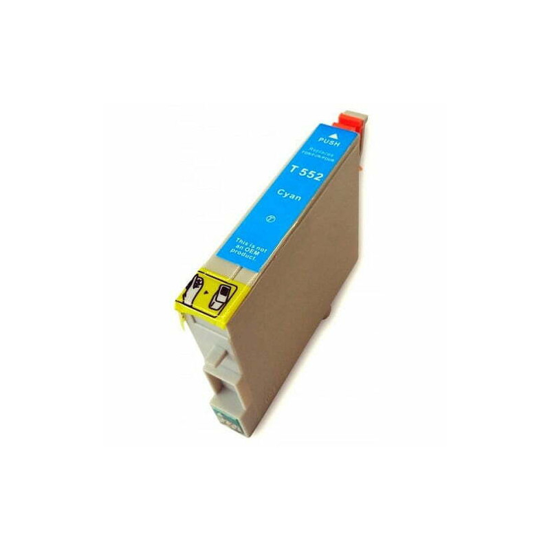 Cartuccia compatibile T0552 per Epson (ciano)